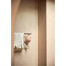 Jucarie muzicala pentru patut Jollein Teddy Bear (Wild Rose) Thumb