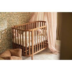 Jucarie muzicala pentru patut Jollein Teddy Bear (Wild Rose) Thumb