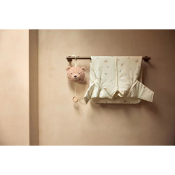 Jucarie muzicala pentru patut Jollein Teddy Bear (Wild Rose) Thumb