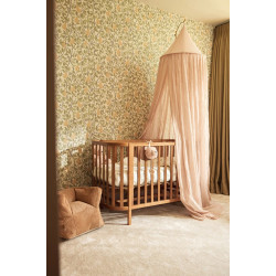 Jucarie muzicala pentru patut Jollein Teddy Bear (Wild Rose) Thumb