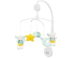 Carusel muzical Kikka Boo Elephant Time (White/Yellow)