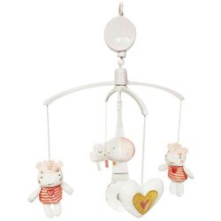 Carusel muzical Kikka Boo Hippo Dreams (White/Pink) Thumb