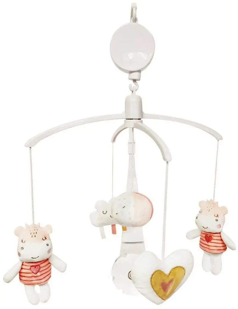 Carusel muzical Kikka Boo Hippo Dreams (White/Pink)