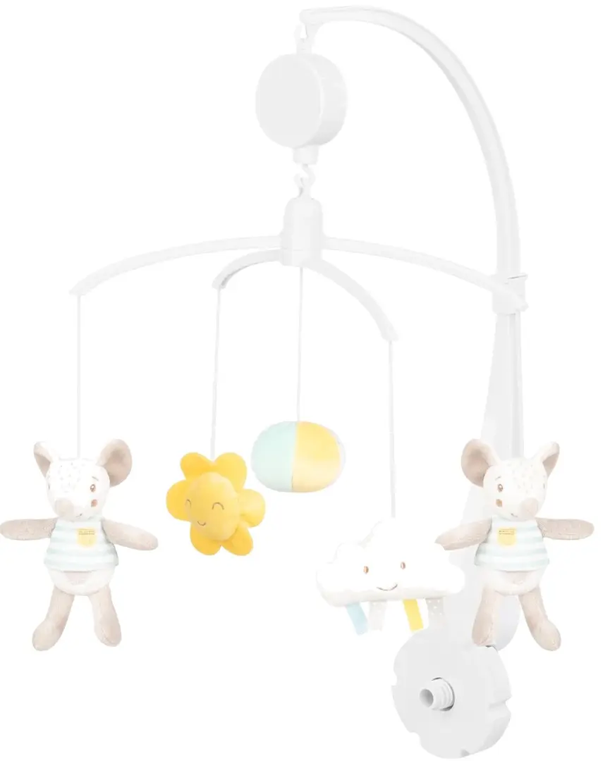 Carusel muzical Kikka Boo Joyful Mice (White)