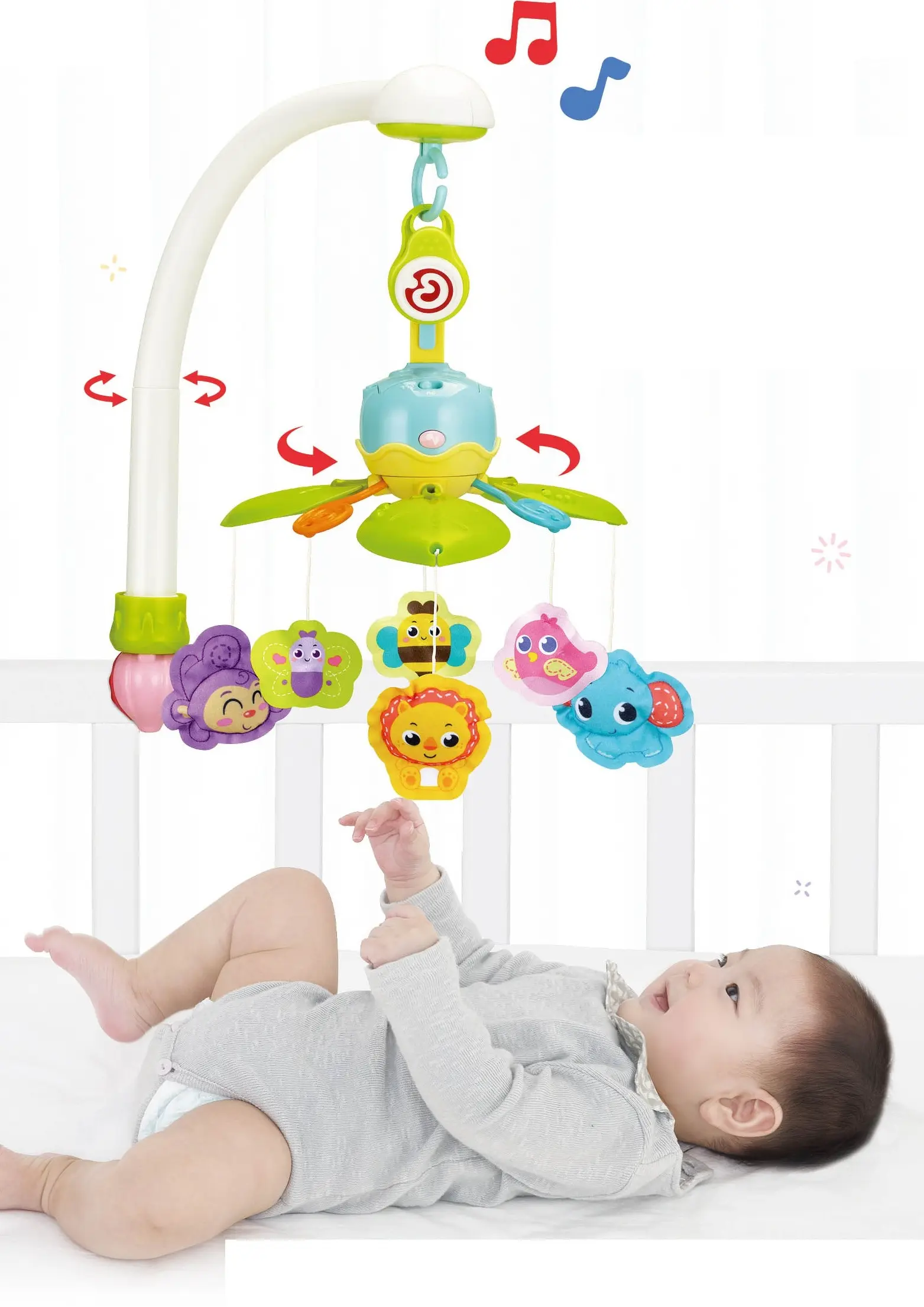 Carusel muzical Moni Lullaby 03110 (Green) - 2