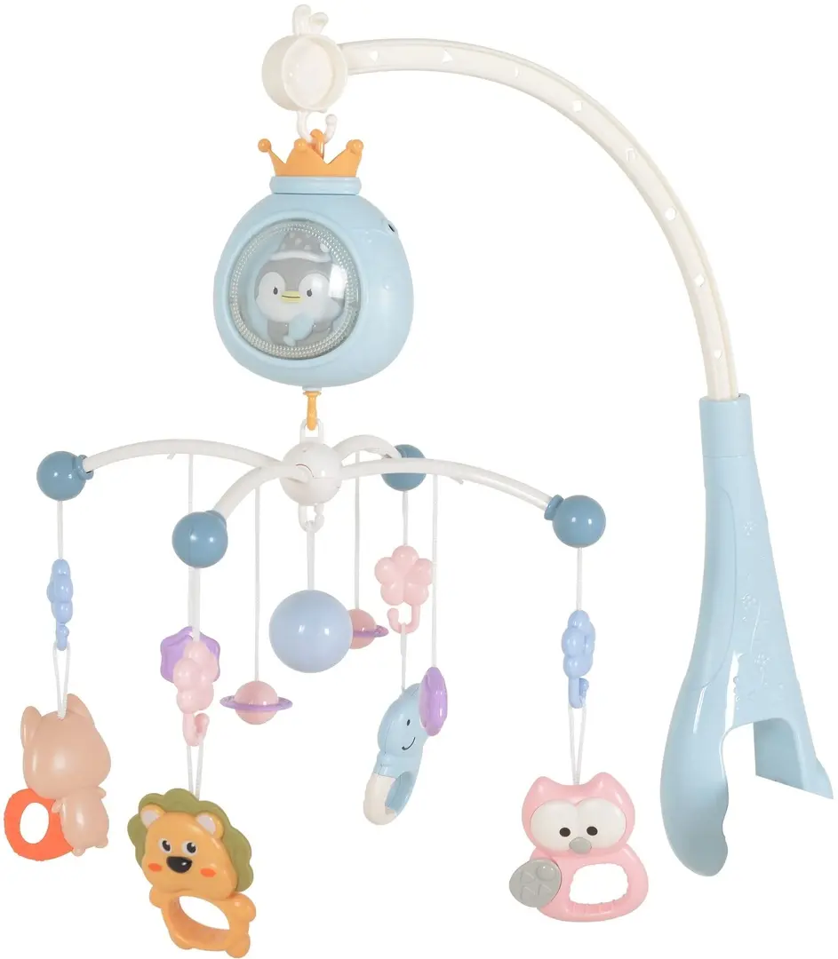 Carusel muzical Moni Penguin (Blue)
