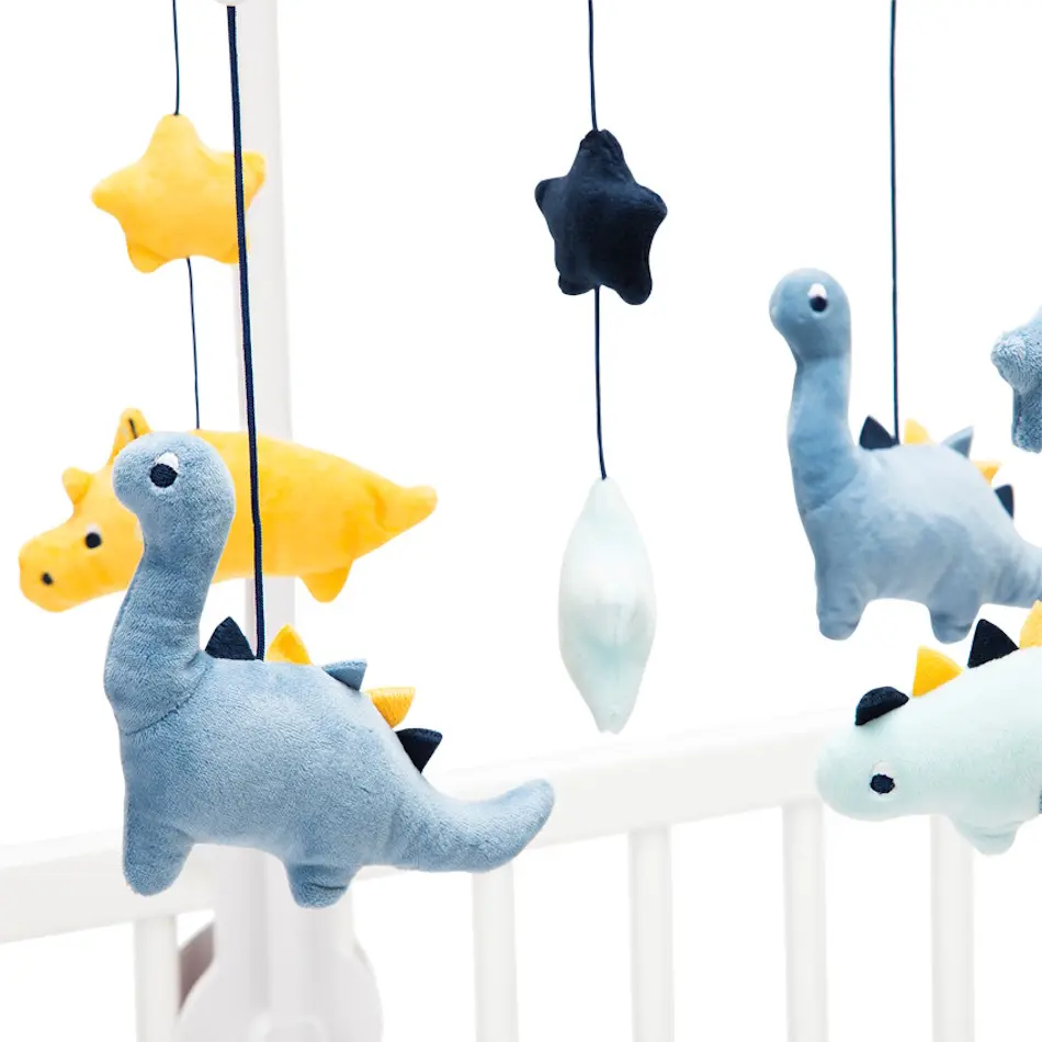 Carusel muzical Premaman Dinos (White/Blue) - 3