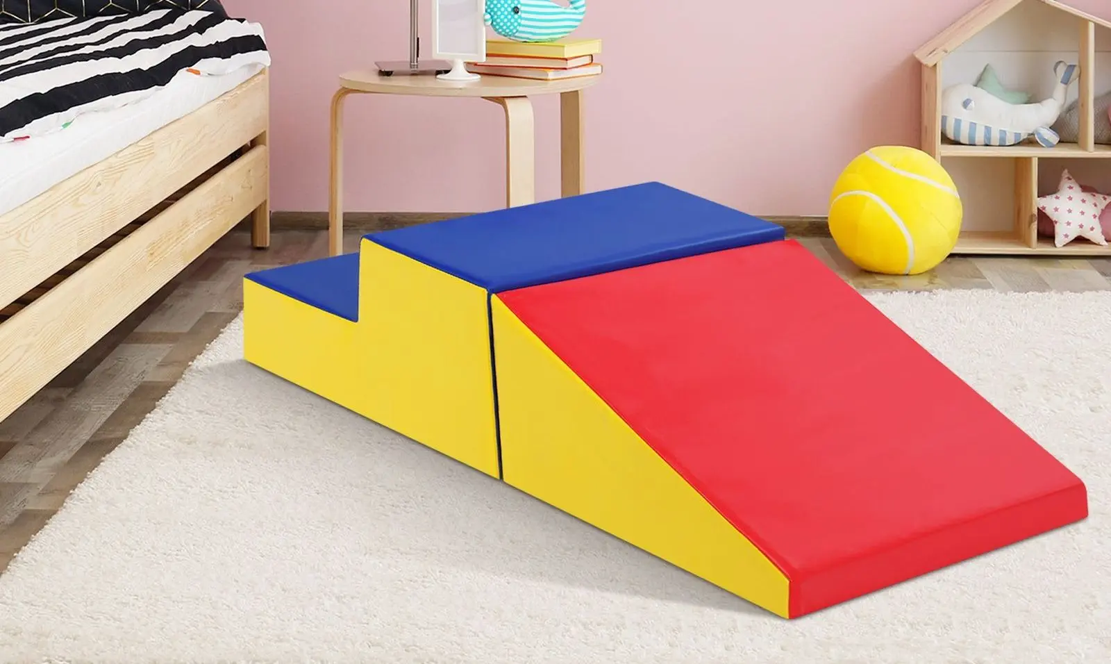 Set module de joaca Soft Play Costway SP37330BL (Red/Blue/Yellow)