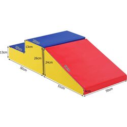 Set module de joaca Soft Play Costway SP37330BL (Red/Blue/Yellow) Thumb