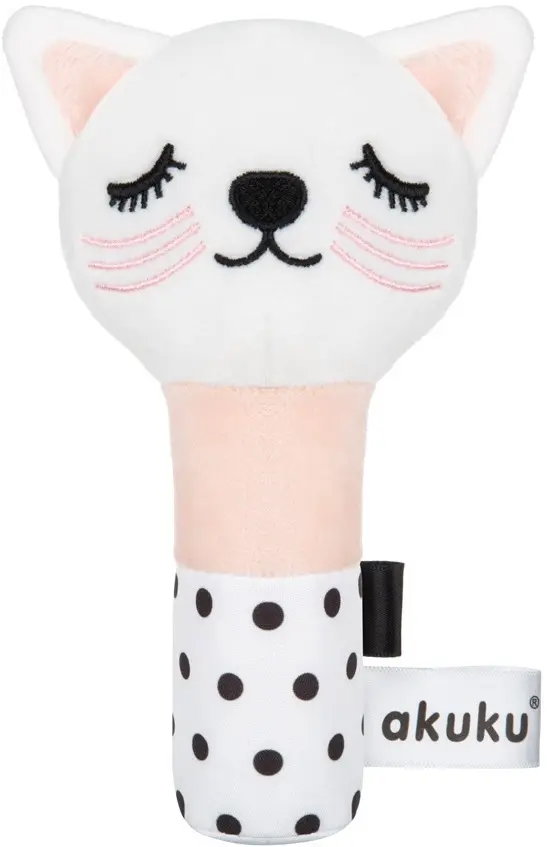 Мягкая игрушка Akuku Cat A0705 16cm (Pink)