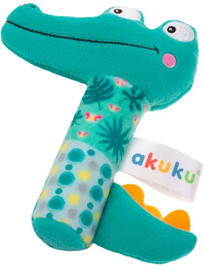 Jucarie de plus Akuku Crocodile A0644 (Green) - 2