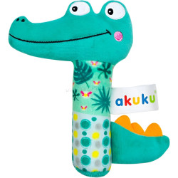 Jucarie de plus Akuku Crocodile A0644 (Green)