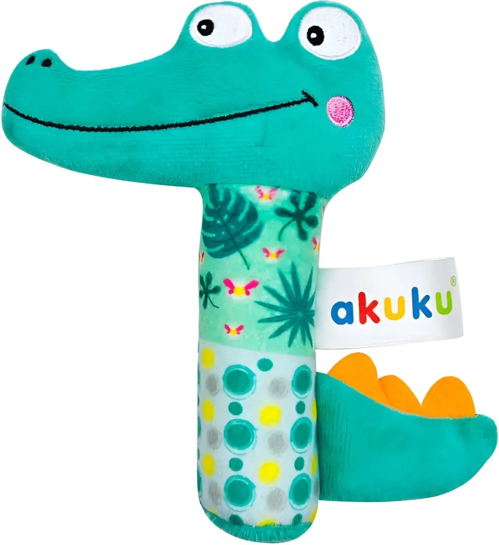 Jucarie de plus Akuku Crocodile A0644 (Green)