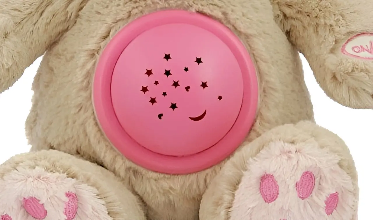 Мягкая игрушка с проектором и музыкой Alexis Baby Mix Bear STK-18956 (Pink/Beige) - 2