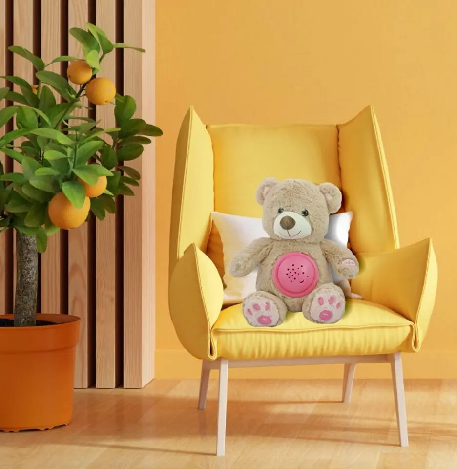 Мягкая игрушка с проектором и музыкой Alexis Baby Mix Bear STK-18956 (Pink/Beige) - 3