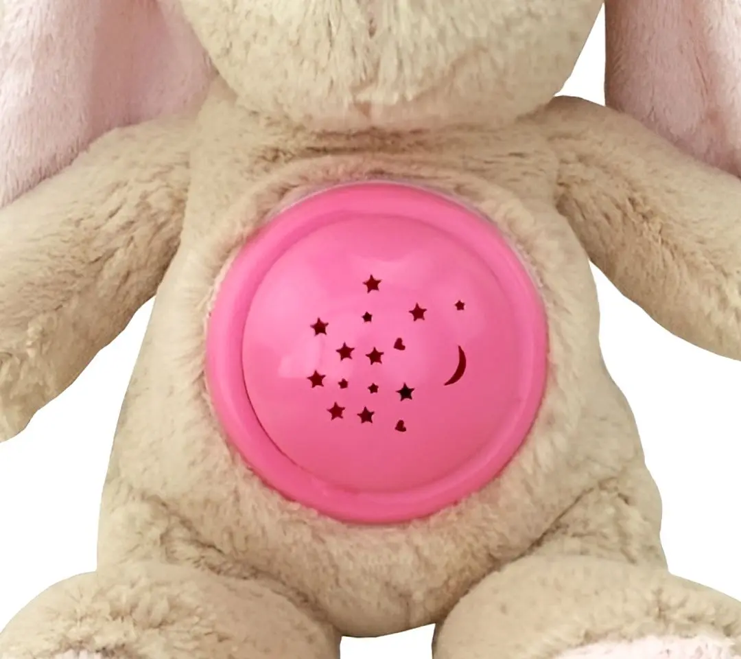 Мягкая игрушка с проектором и музыкой Alexis Baby Mix Rabbit STK-18957 (Pink/Beige) - 2