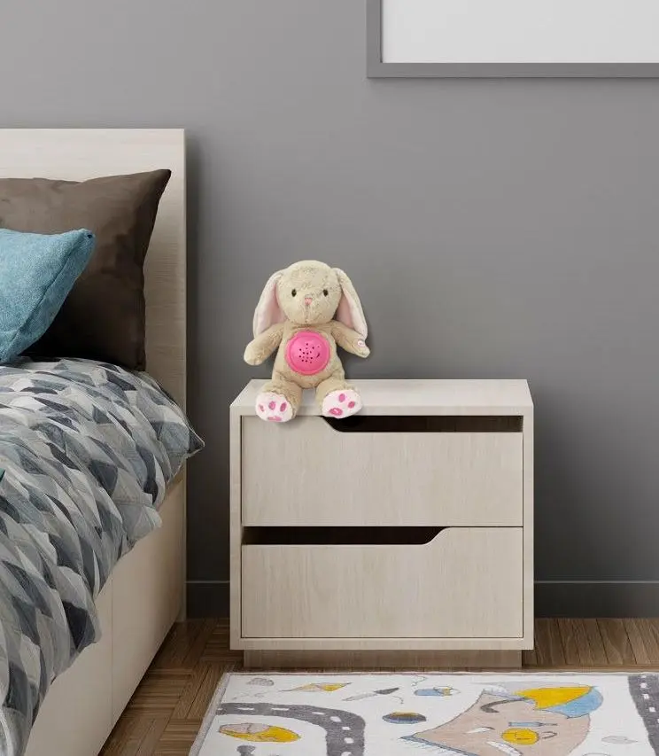 Мягкая игрушка с проектором и музыкой Alexis Baby Mix Rabbit STK-18957 (Pink/Beige) - 3