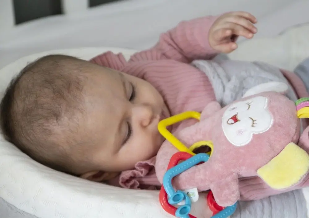 Мягкая игрушка BabyJem Little Monkey Art-693 (Pink) - 5