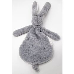 Мягкая игрушка с системой крепления пустышки BabyJem Rabbit Art-813 (Gray) Thumb