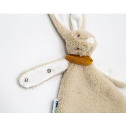 Мягкая игрушка с системой крепления пустышки BabyJem Rabbit Art-813 (Stone) Thumb