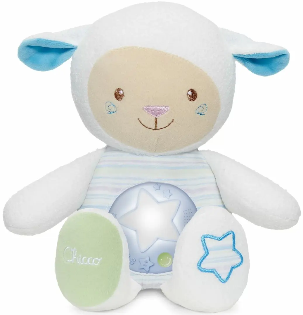 Музыкальная мягкая игрушка с ночником Chicco 074372 (White)