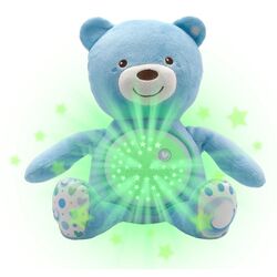 Музыкальная мягкая игрушка с ночником Chicco First Dreams Baby Bear (Blue) Thumb