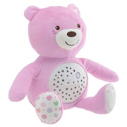 Музыкальная мягкая игрушка с ночником Chicco First Dreams Baby Bear (Pink) Thumb