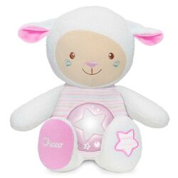 Музыкальная мягкая игрушка с ночником Chicco First Dreams Lullaby Sheep (White/Pink)