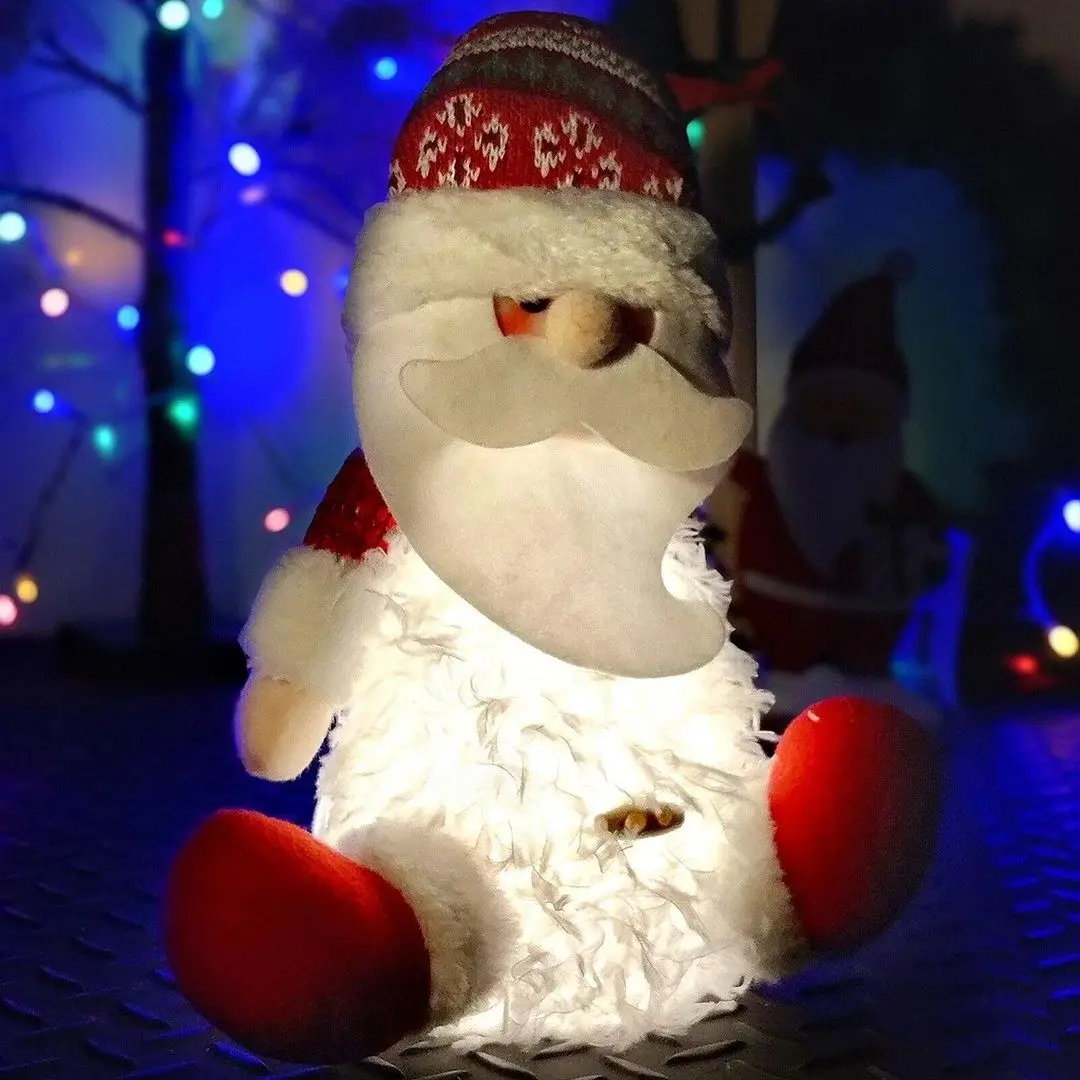 Jucarie de plus Christmas 12761 25сm (White/Red)