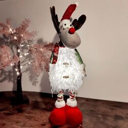 Jucarie de plus Christmas 12762 63сm (White/Red) Thumb