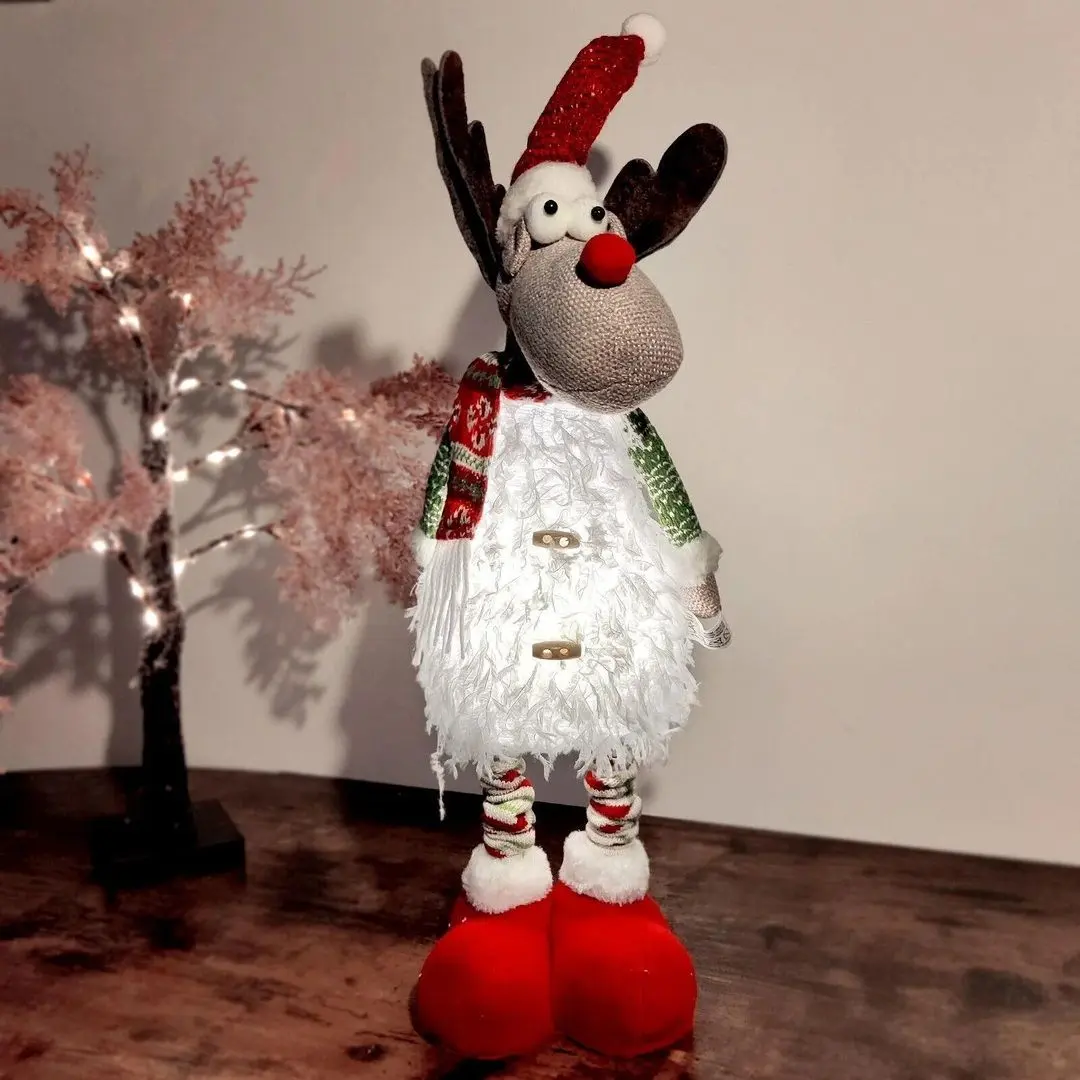 Jucarie de plus Christmas 12762 63сm (White/Red)