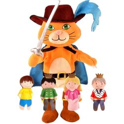 Комплект ручных марионеток Fiesta Crafts Puss in Boots (Brown)