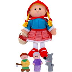 Комплект ручных марионеток Fiesta Crafts Red Riding Hood (Red)