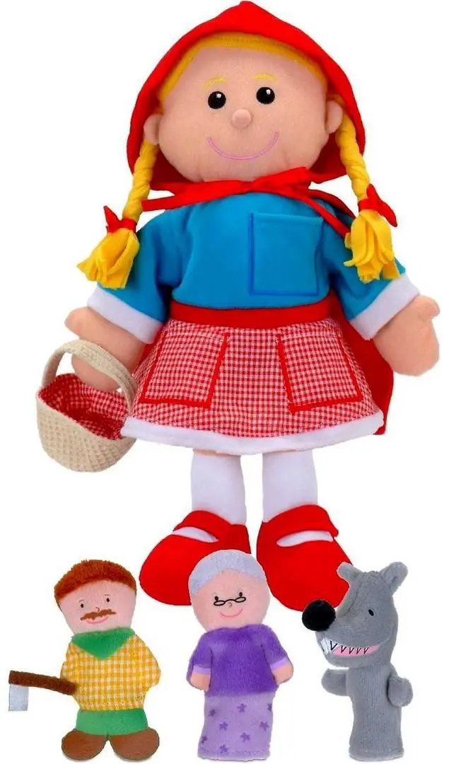 Комплект ручных марионеток Fiesta Crafts Red Riding Hood (Red)
