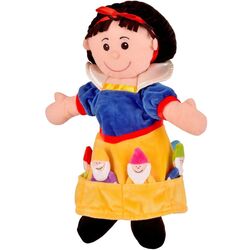 Комплект ручных марионеток Fiesta Crafts Snow White & Seven Dwarfs (Blue/Yellow)