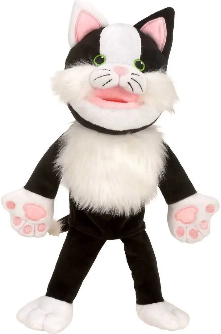 Ручная марионетка Fiesta Crafts Cat (Black/White)