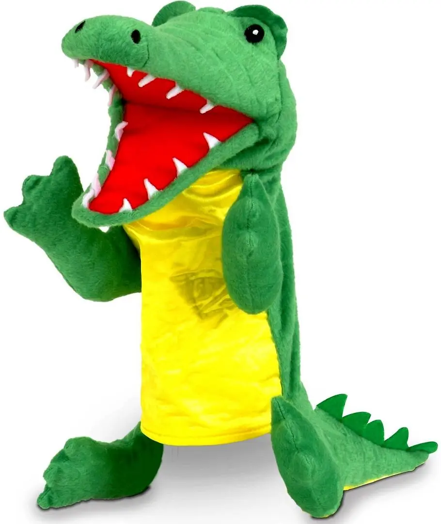 Ручная марионетка Fiesta Crafts Crocodile (Green)