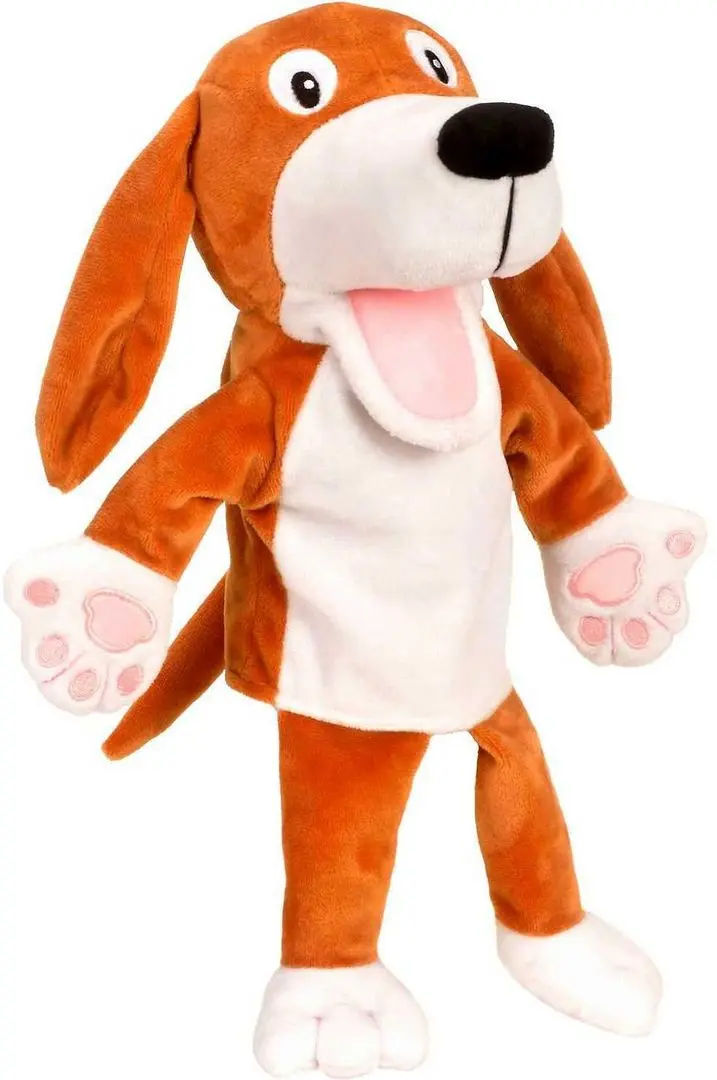 Ручная марионетка Fiesta Crafts Dog (Brown) - 2