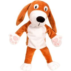 Ручная марионетка Fiesta Crafts Dog (Brown) Thumb