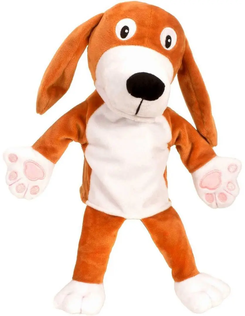 Ручная марионетка Fiesta Crafts Dog (Brown) - 4