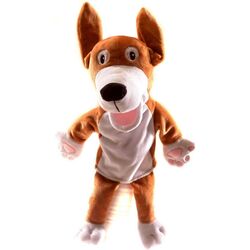 Ручная марионетка Fiesta Crafts Dog (Brown) Thumb