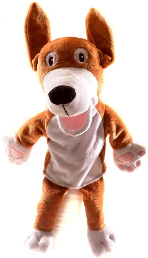 Ручная марионетка Fiesta Crafts Dog (Brown) - 6