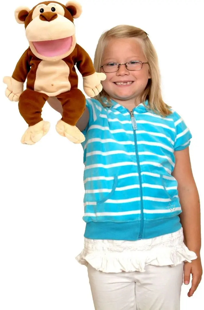 Ручная марионетка Fiesta Crafts Monkey (Brown) - 4