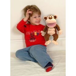 Ручная марионетка Fiesta Crafts Monkey (Brown) Thumb