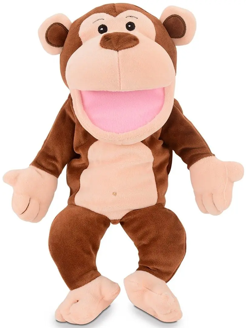 Ручная марионетка Fiesta Crafts Monkey (Brown)