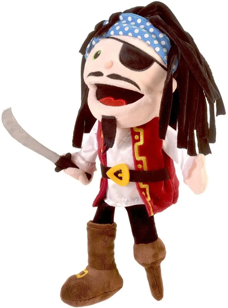Ручная марионетка Fiesta Crafts Pirate (Brown/Red) - 2