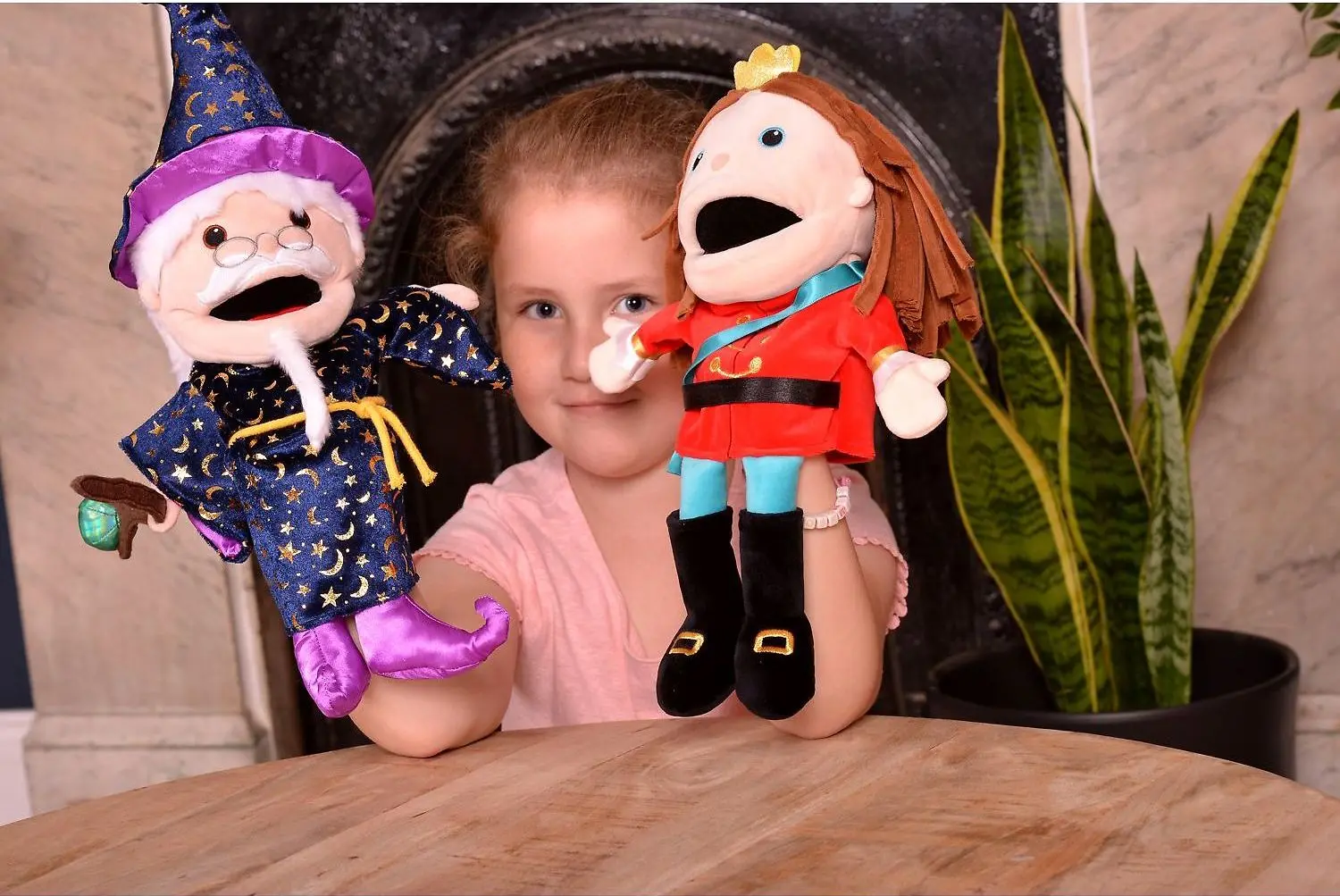 Ручная марионетка Fiesta Crafts Prince (Red/Blue) - 4