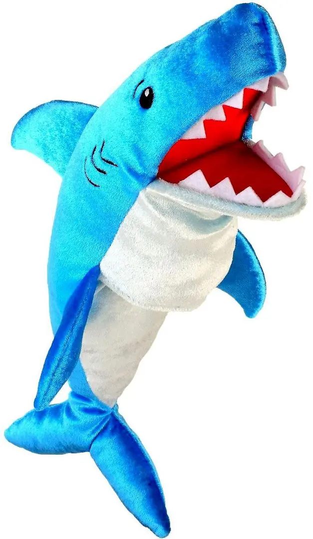 Ручная марионетка Fiesta Crafts Shark (Blue)