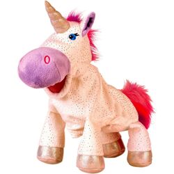 Ручная марионетка Fiesta Crafts Unicorn (Pink/Beige)