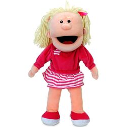 Ручная марионетка Fiesta Crafts White Girl (Pink)